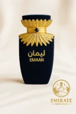 Flacon Emaan Lattafa – parfum oriental mixte élégant 100 ml