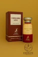 Parfum Forbidden Love Maison Alhambra avec flacon élégant et coffret rouge inspiré de Lost Cherry