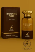 Mysterious Amber Maison Alhambra – flacon de parfum 80 ml avec boîte, oriental épicé et ambré, inspiré de l’Absolu d’Ambre