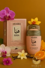 Flacon Arabia Haya – Parfum oriental femme Le Chameau