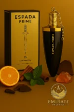 Parfum Espada Prime Le Chameau – flacon dague noir et or, parfum oriental mixte