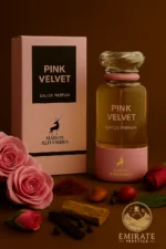 Pink Velvet Maison Alhambra – Parfum Floral Épicé aux notes de rose, poivre Sichuan, safran, patchouli et bois de santal – Emirate Prestige